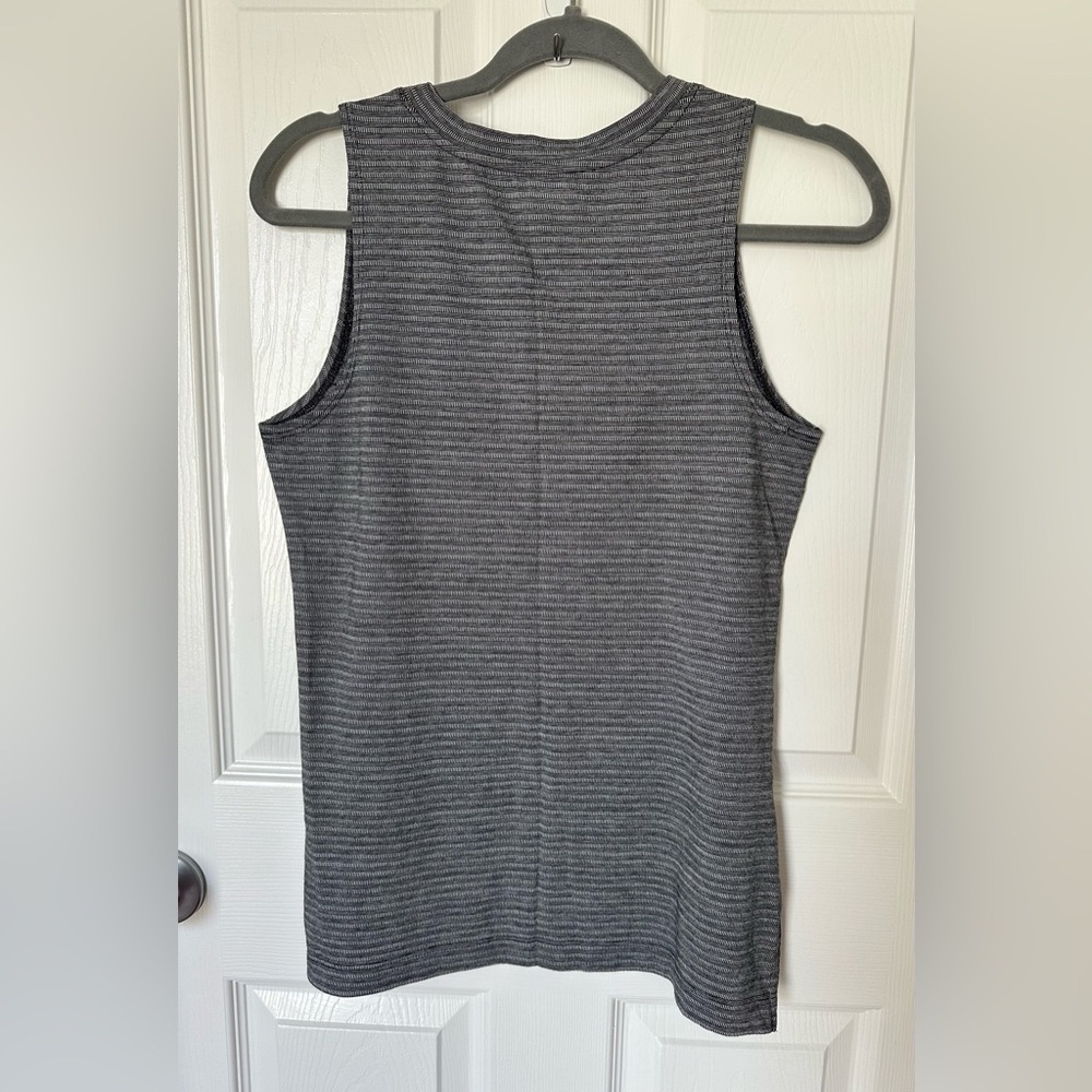 NWOT Athletic Works Gray Striped Tank Top - Picture 10 of 11